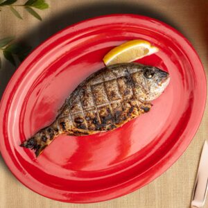 Дорадо на мангалі