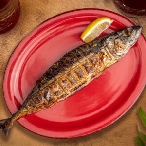 Скумбрія на мангалі